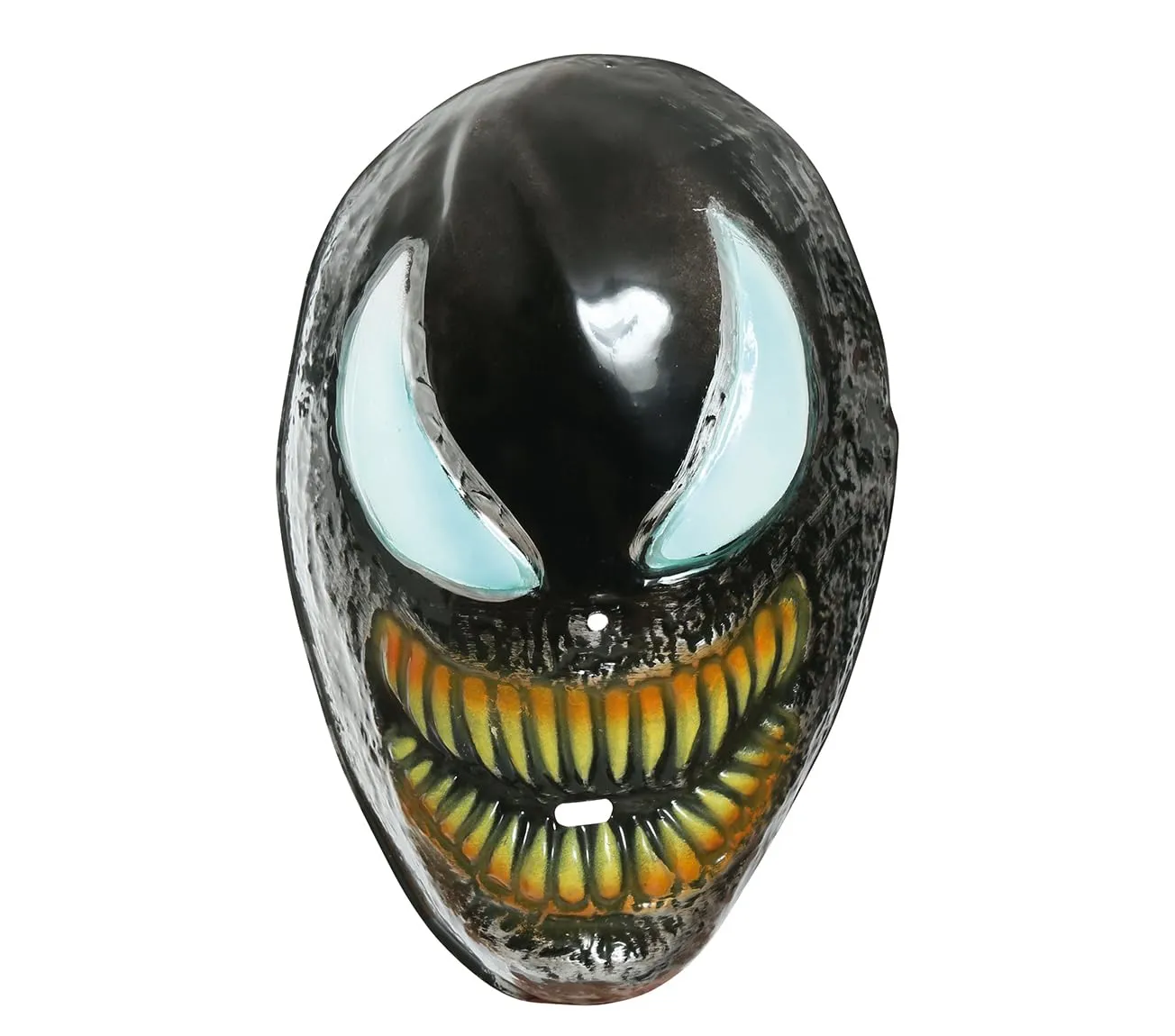Guirca Eroe Nero maschera nera taglia unica PVC
