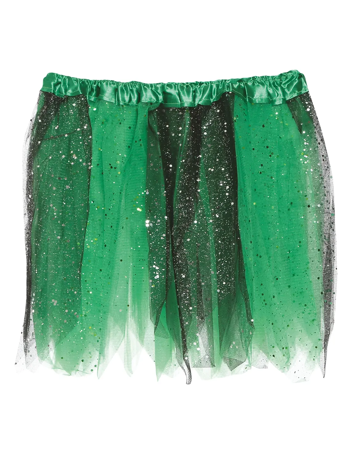 Fiestas Guirca Tutù Strega Gonna bambina verde nero glitter
