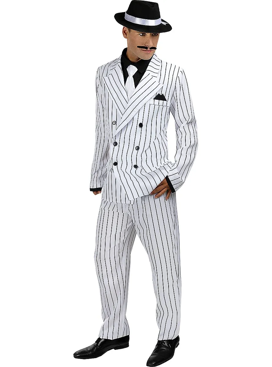 Funidelia Gangster Bianco Anni 20 costume uomo M