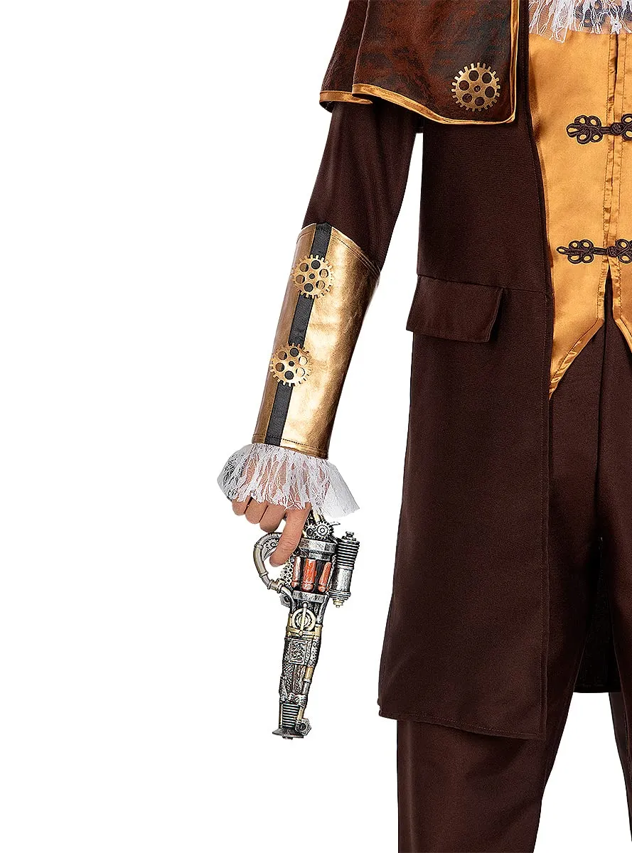Funidelia Steampunk Elegante Costume Uomo Marrone