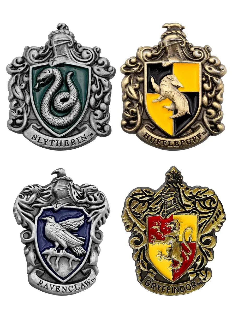Funidelia Harry Potter Set 4 Spille Case Hogwarts Marroni