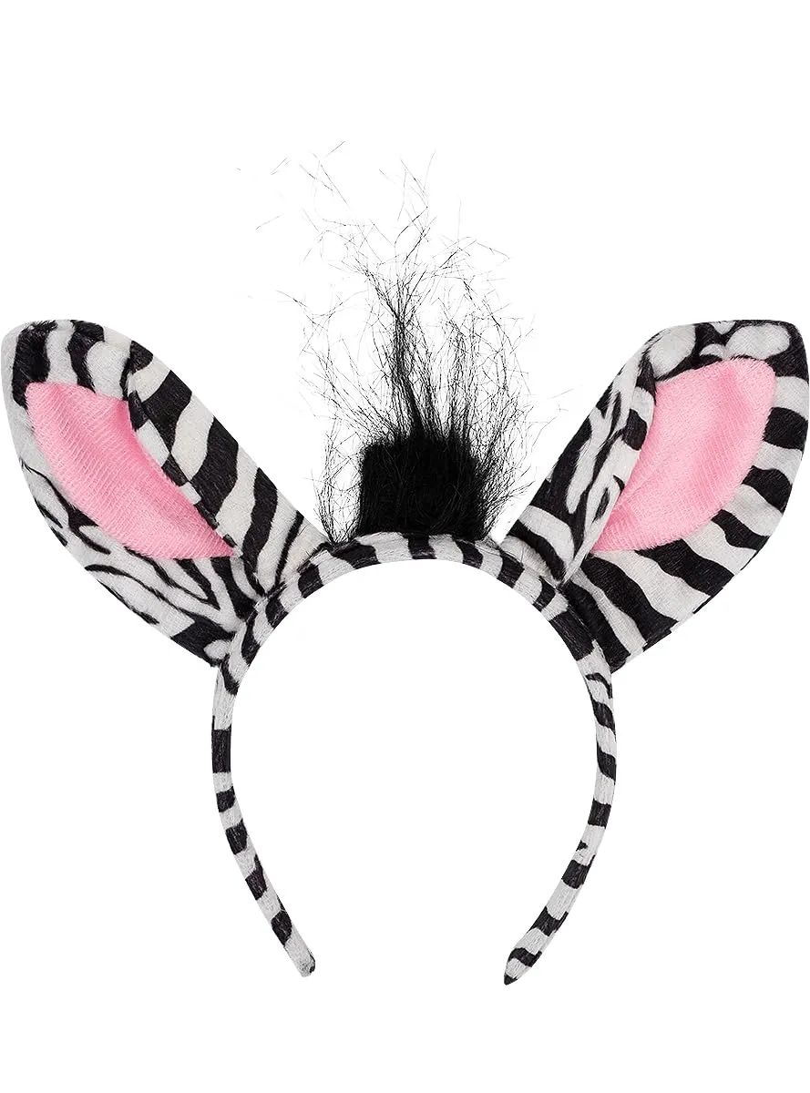Funidelia Zebra kit accessori nero adulto