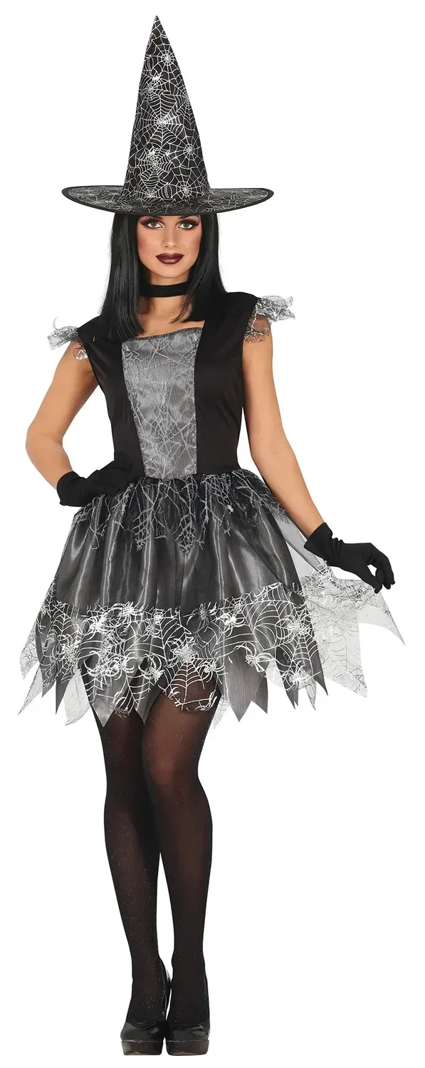 Fiestas Guirca Costume Strega Argentata Donna S 36-38