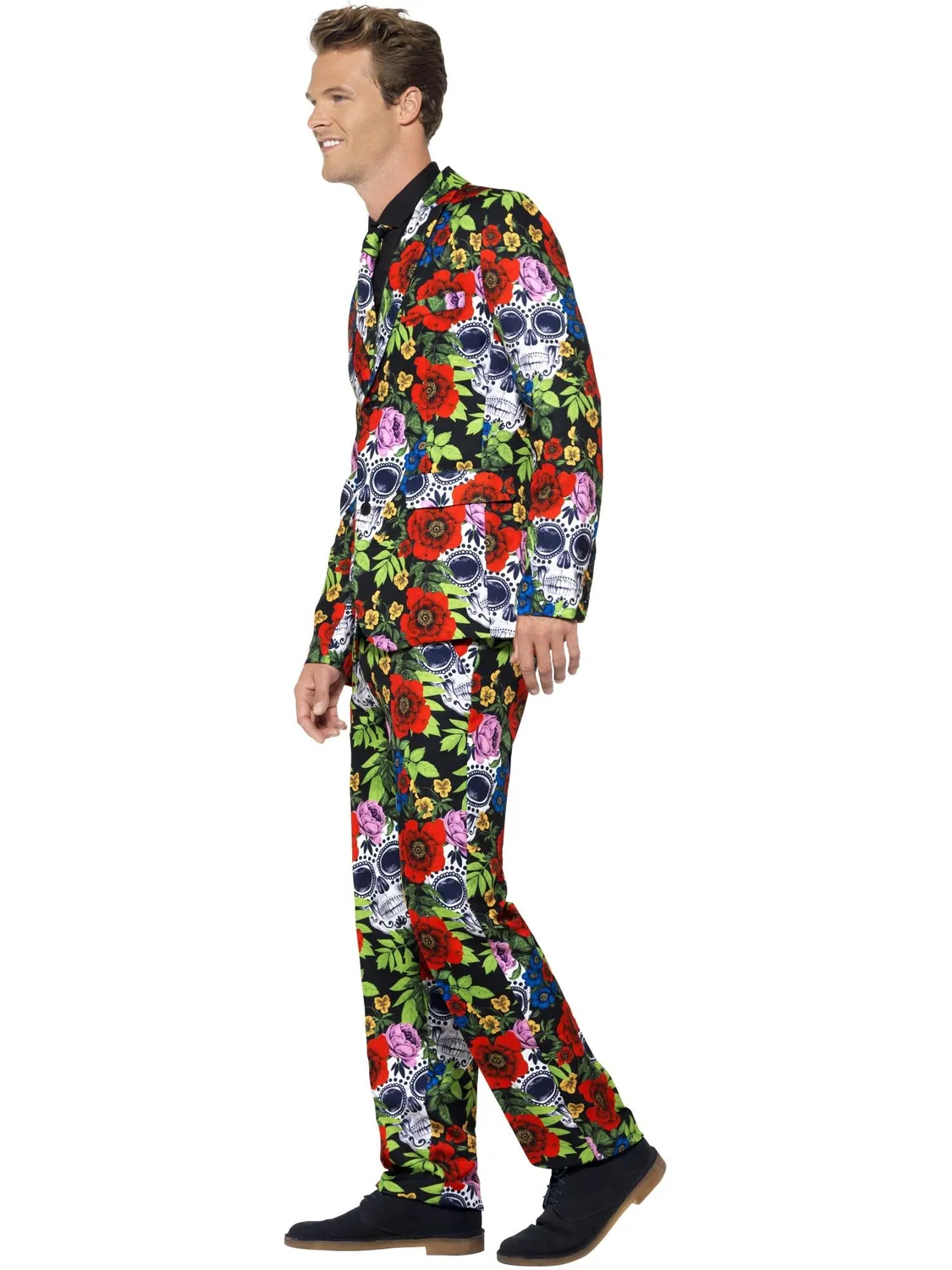Smiffys Day of the Dead 41589 costume uomo XL multicolore
