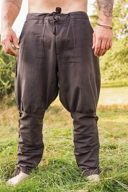 La Bottega di Merlino Pantaloni Magnus Marrone in Cotone