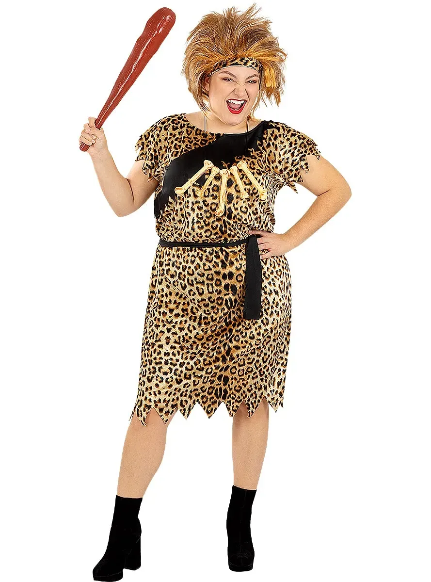 Funidelia Cavernicola Troglodita Costume Donna L Marrone