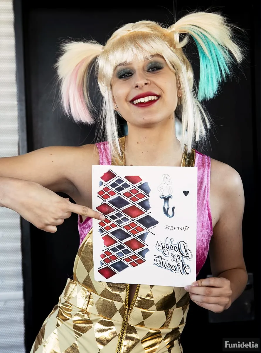 Funidelia Harley Quinn Birds of Prey costume donna