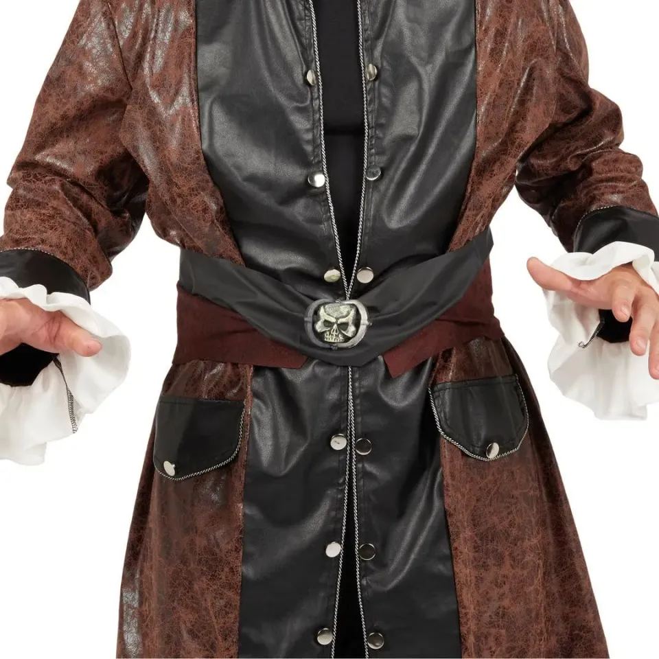 P'tit Clown cintura pirata testa di morte nera