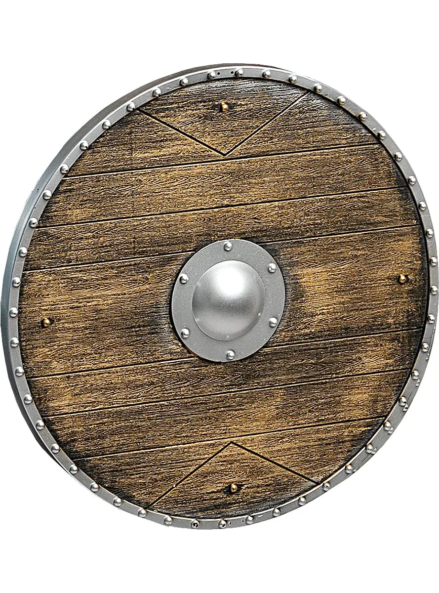Funidelia scudo vichingo guerriero marrone 40 cm