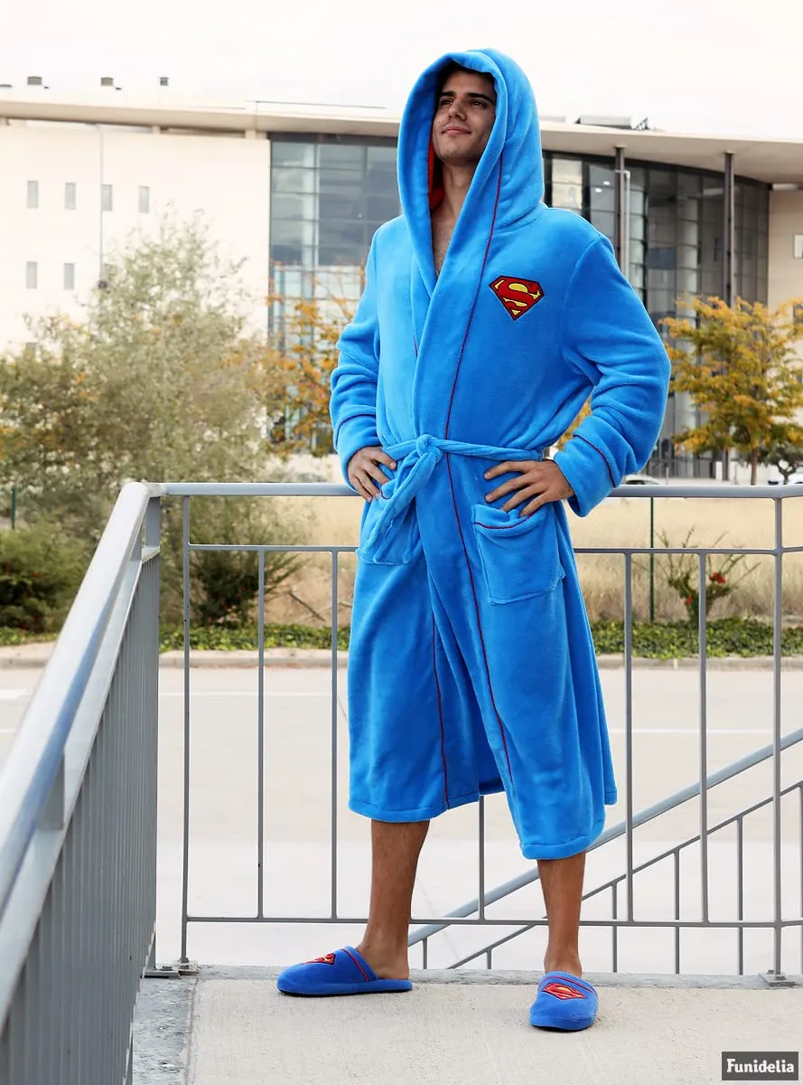 Funidelia Superman pantofole uomo azzurre taglia 42-45