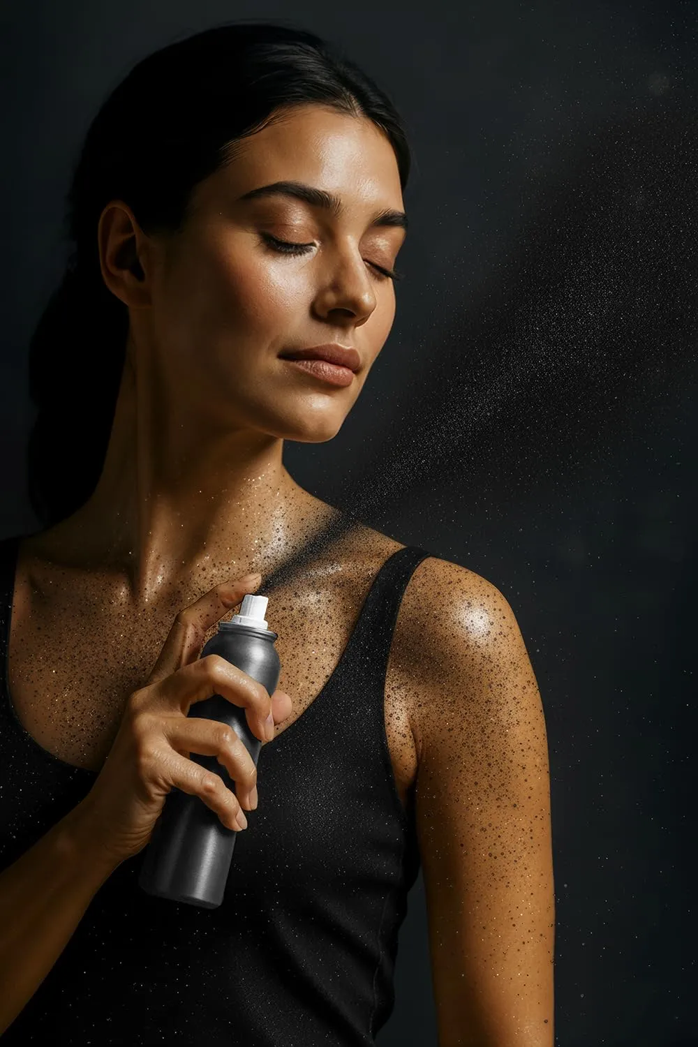 Fiestas Guirca Spray Nero 75 ml trucco viso corpo capelli