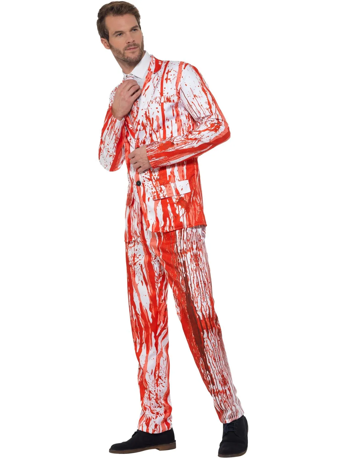 Smiffys Blood Drip completo uomo M bianco