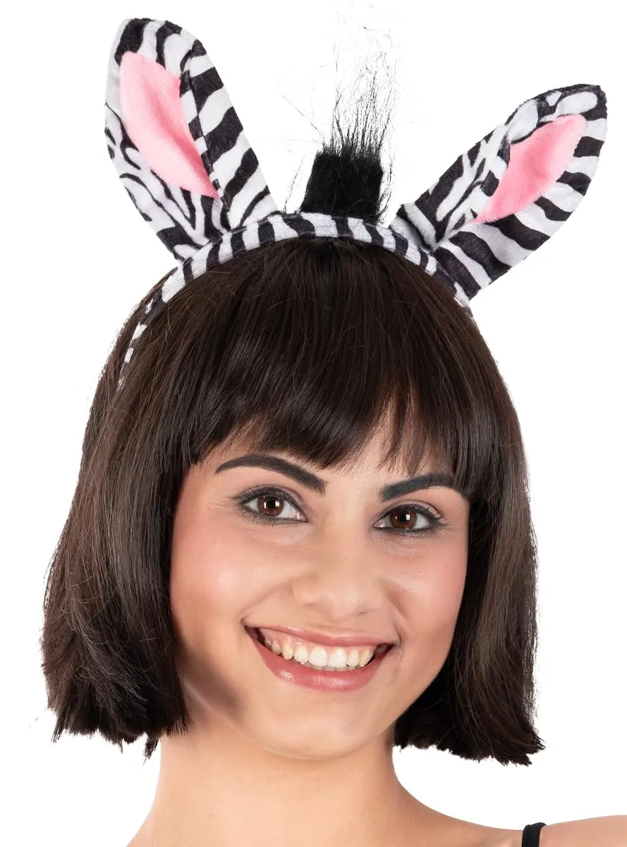 Funidelia Zebra kit accessori nero adulto