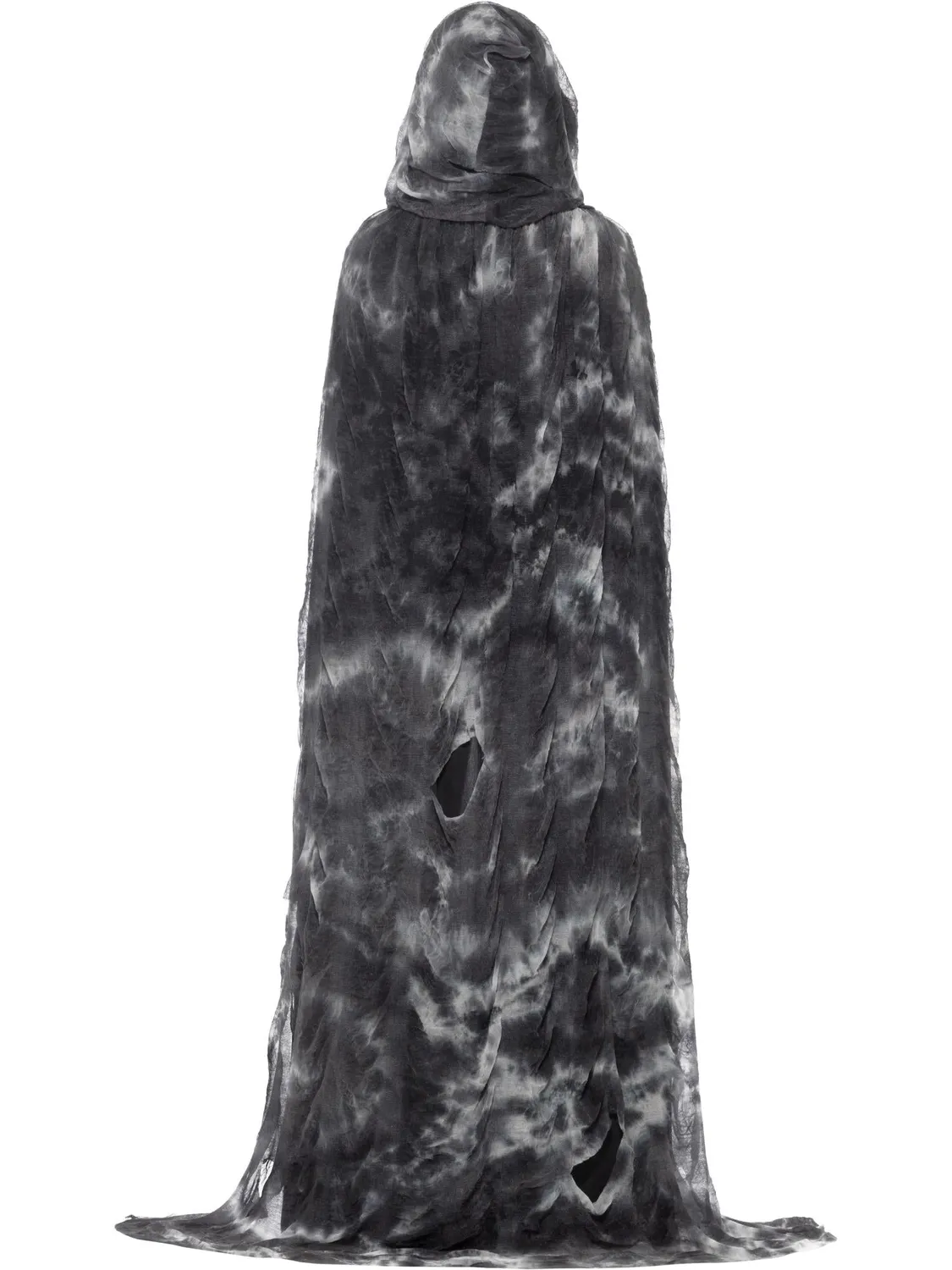 Smiffys Spellbound mantello nero-grigio incappucciato