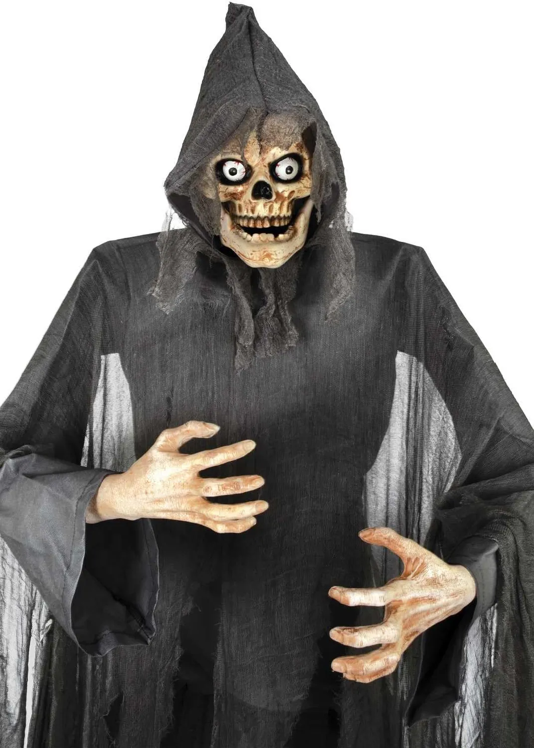 P'tit Clown scheletro gigante animato sonoro 180 cm luminoso