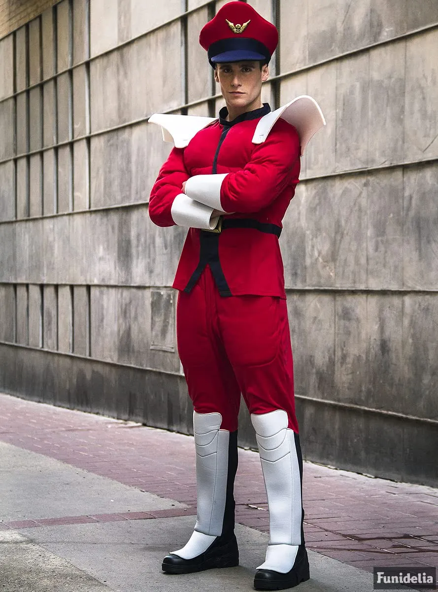 Funidelia Street Fighter Costume M Bison Uomo Rosso Ufficiale