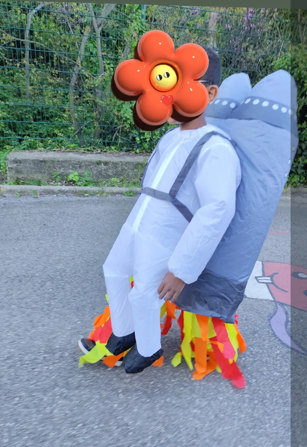 Bodysocks Costume Gonfiabile Jetpack Bambini 5-11 Anni