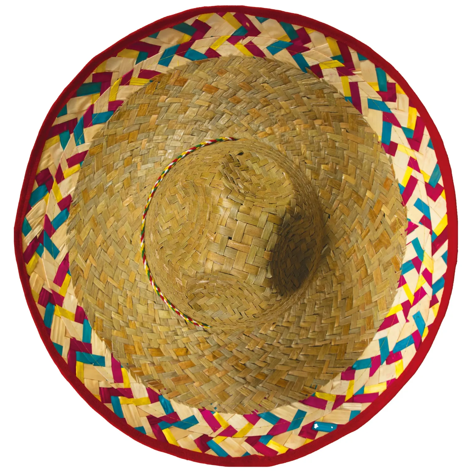 P'tit Clown 95417 Sombrero Cappello Paglia Adulto Multicolore